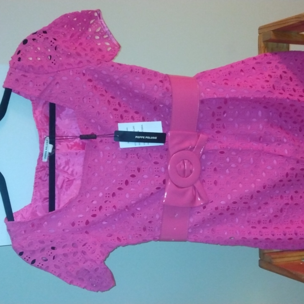 Peppe Peluso fuchsia pink short dress